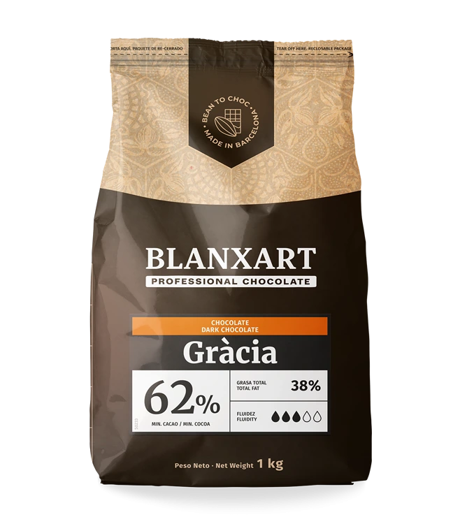 Pravá tmavá čokoláda GRACIA 62% – BLANXART