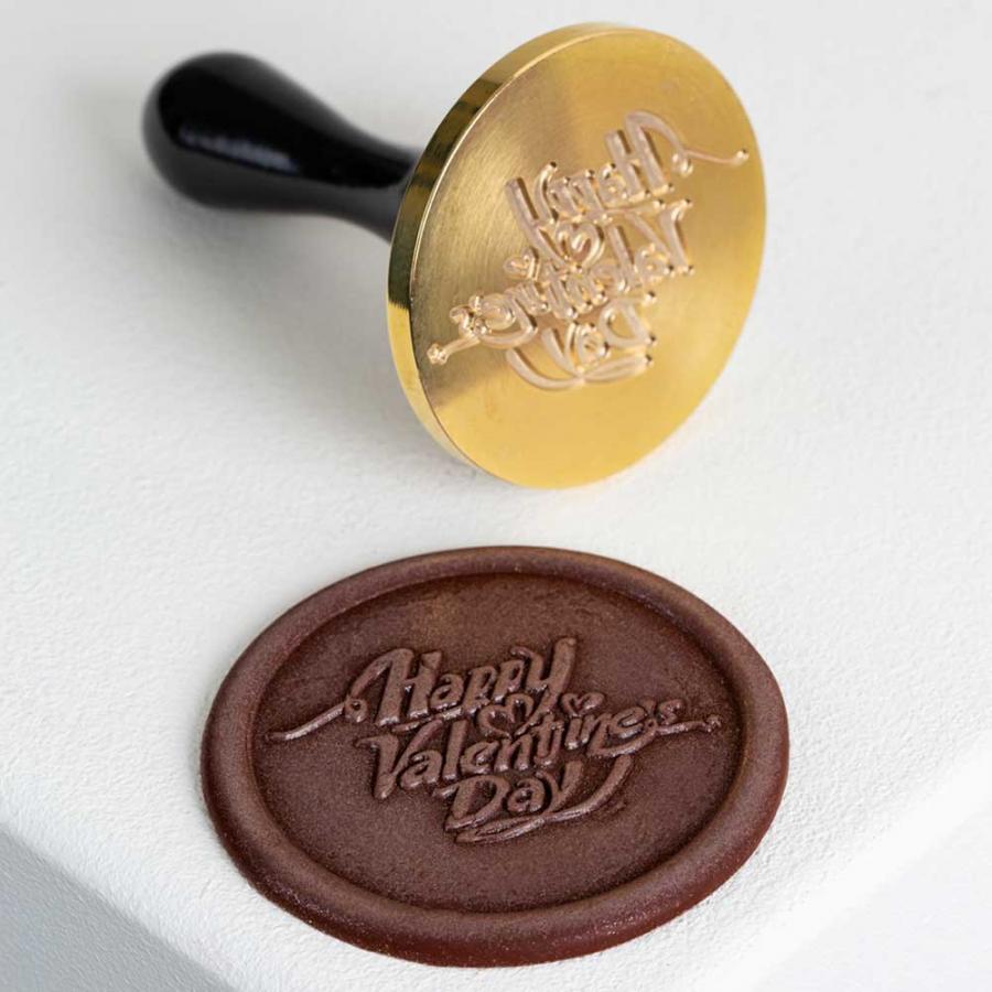 Pečiatka na čokoládu ∅ 3 a 6 cm, HAPPY VALENTINE'S DAY – MARTELLATO