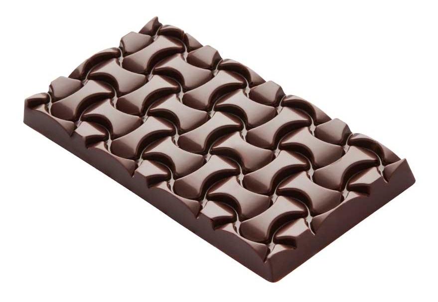 Polykarbonátová forma na tabuľkovú čokoládu WEAVE – MARTELLATO