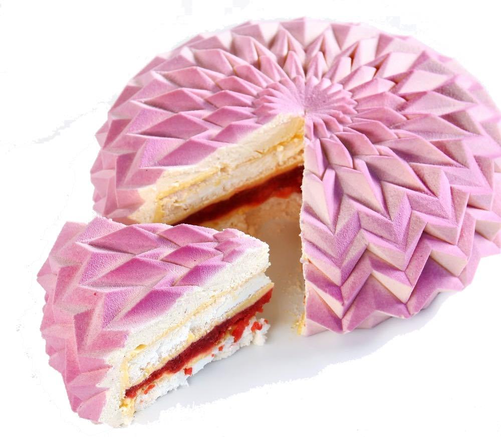 Silikónová forma FOLDING CAKE, ručne vyrábaná forma  - DINARA KASKO