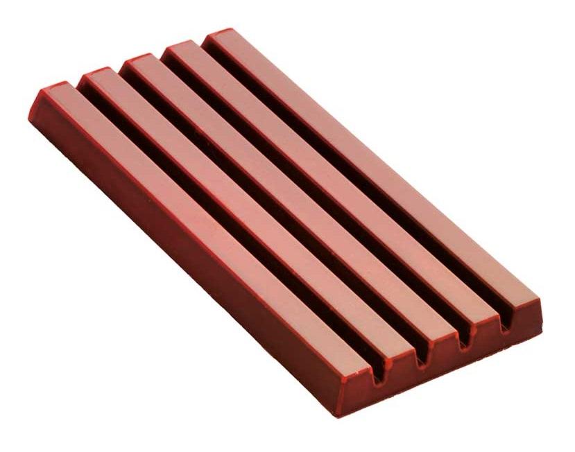 Polykarbonátová forma na tabuľkovú čokoládu LOG – MARTELLATO