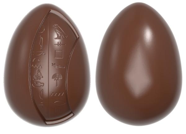 Polykarbonátová forma na čokoládové vajíčka, 275x135 mm - CHOCOLATE WORLD