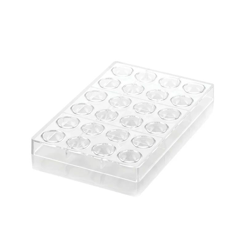 Tritanová forma na pralinky, Semisfera 01,Ø 31 mm – SILIKOMART 1