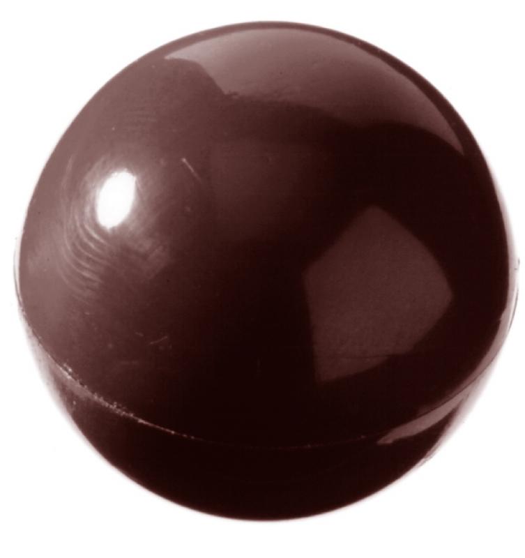 Polykarbonátová forma na guľaté pralinky, 275x135 mm - CHOCOLATE WORLD