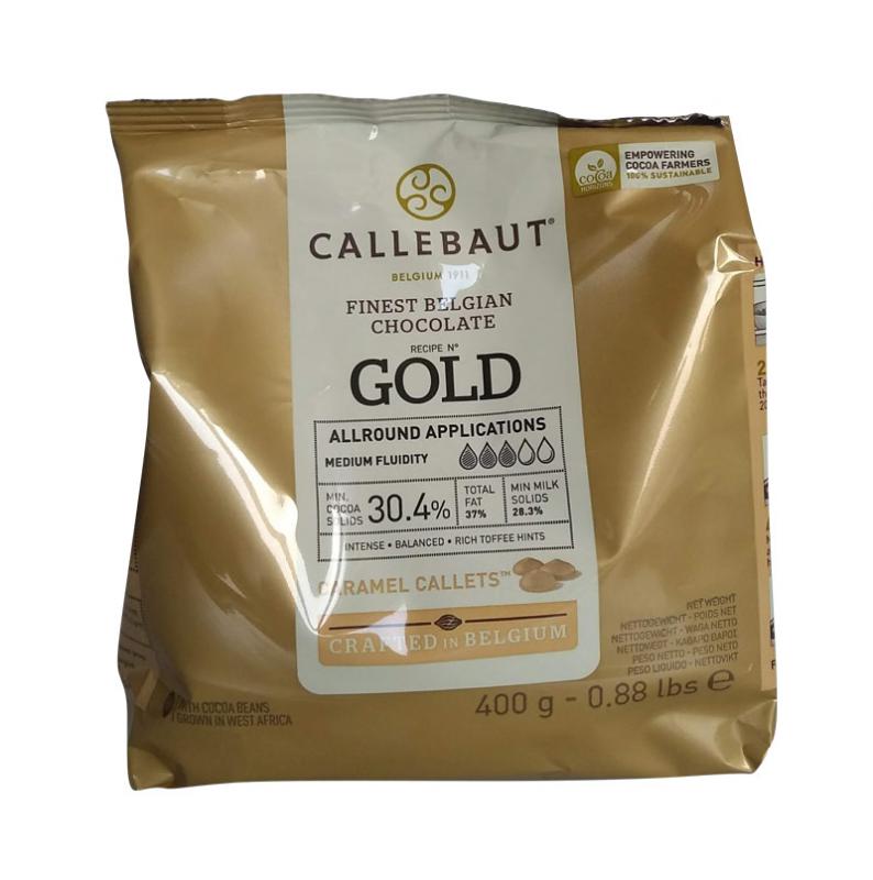 GOLD karamelová čokoláda 30%, 400g - CALLEBAUT