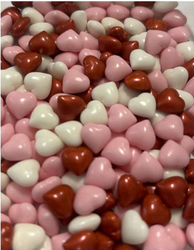 Cukrový posyp Mix 3D srdiečka, 50 g 1