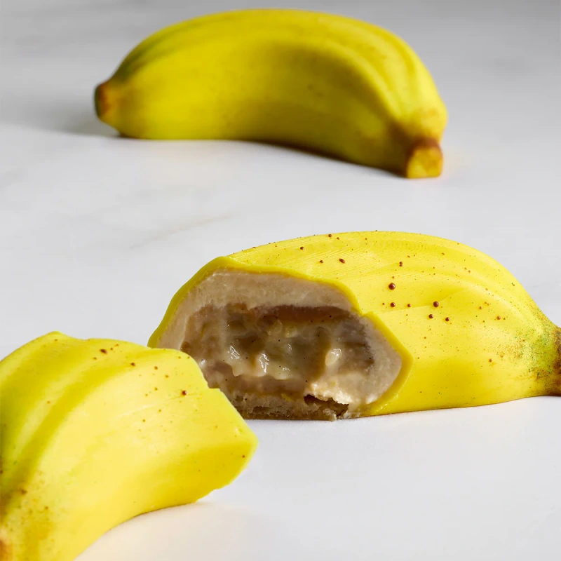 Silikónová forma na monoporcie Banana, 400x300 mm – PAVONI 1