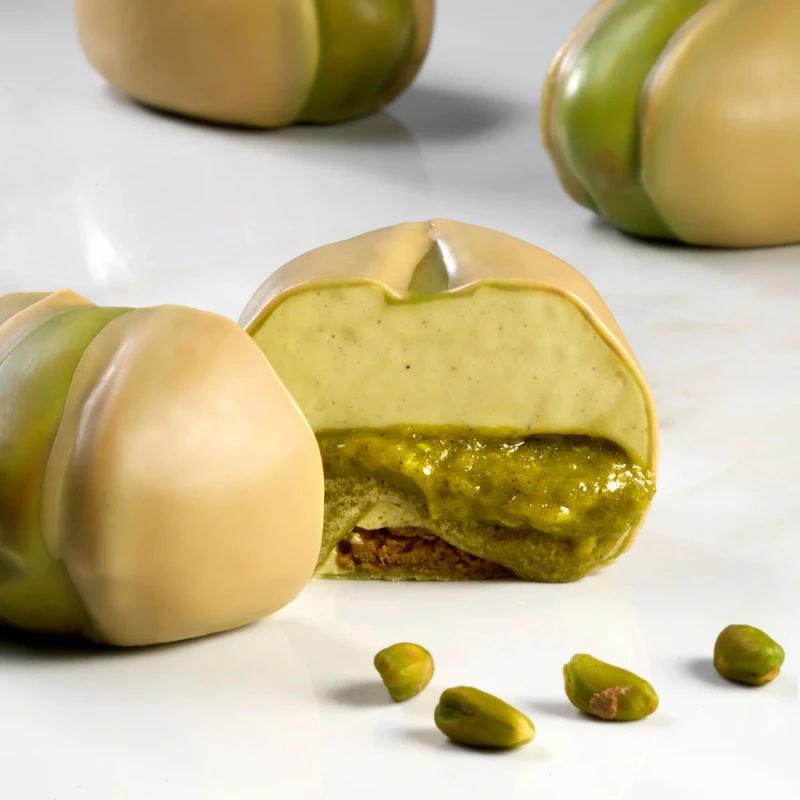 Silikónová forma na monoporcie Pistachio, 400x300 mm – PAVONI 1