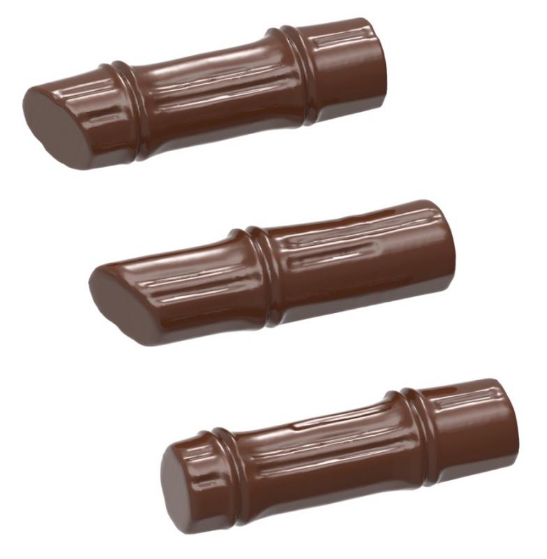 Polykarbonátová forma na pralinky,bambus, 275x135 mm - CHOCOLATE WORLD