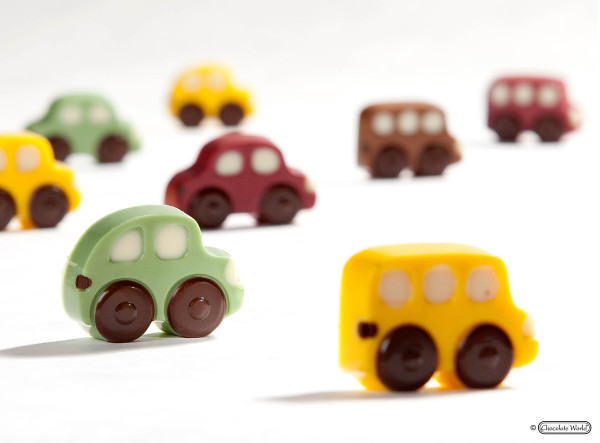 Polykarbonátová forma, línia Kids, 275x135 mm – CHOCOLATE WORLD