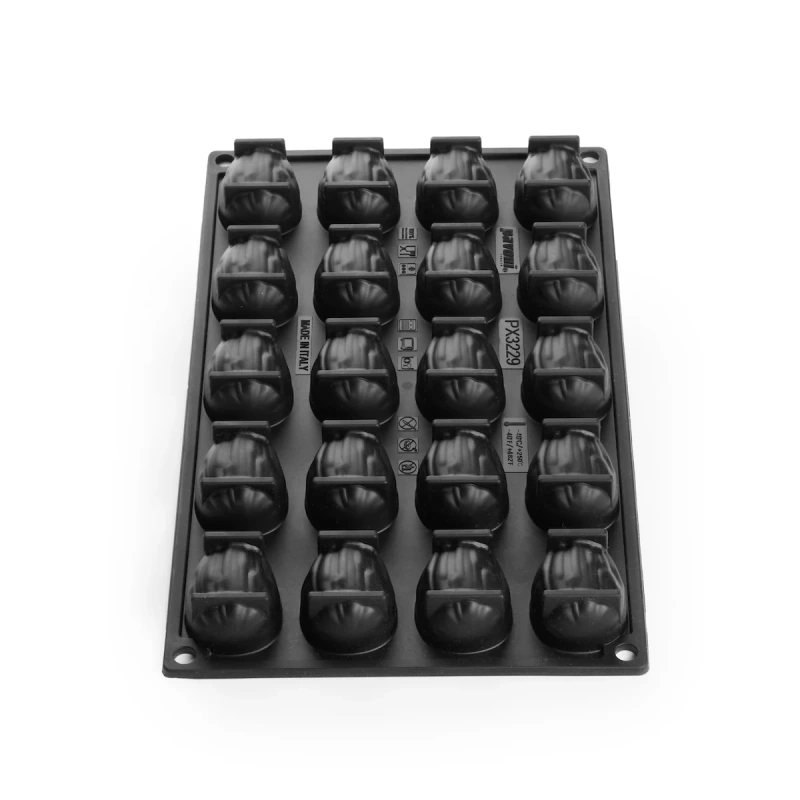 Silikónová forma na mini monoporcie Almond, 300x175 mm – PAVONI 2