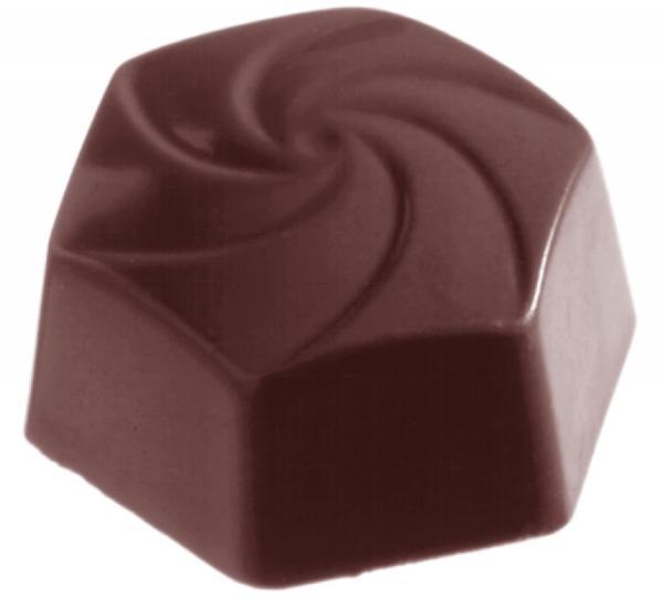 Polykarbonátová forma na pralinky, 275x175 mm – CHOCOLATE WORLD
