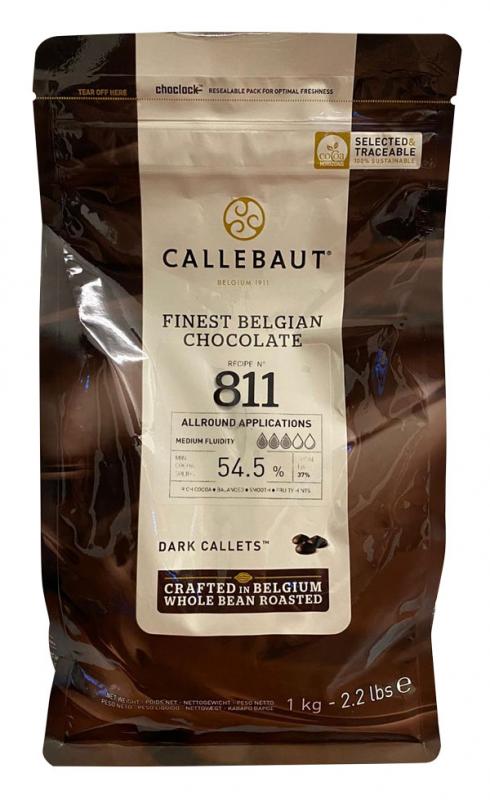 Tmavá čokoláda 54,5%, 1000g - CALLEBAUT