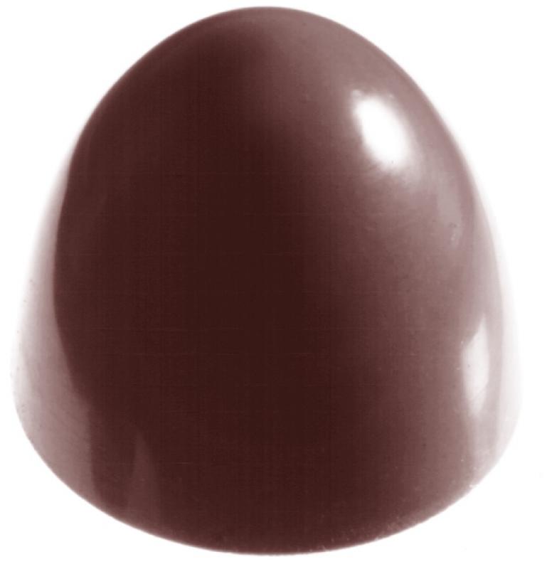 Polykarbonátová forma na kónické pralinky, 275x135 mm - CHOCOLATE WORLD