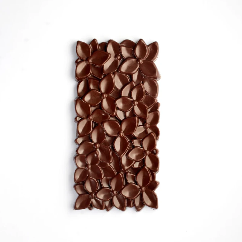 Polykarbonátová forma na tabuľkovú čokoládu 275x175 mm, Bouquet – PAVONI 2