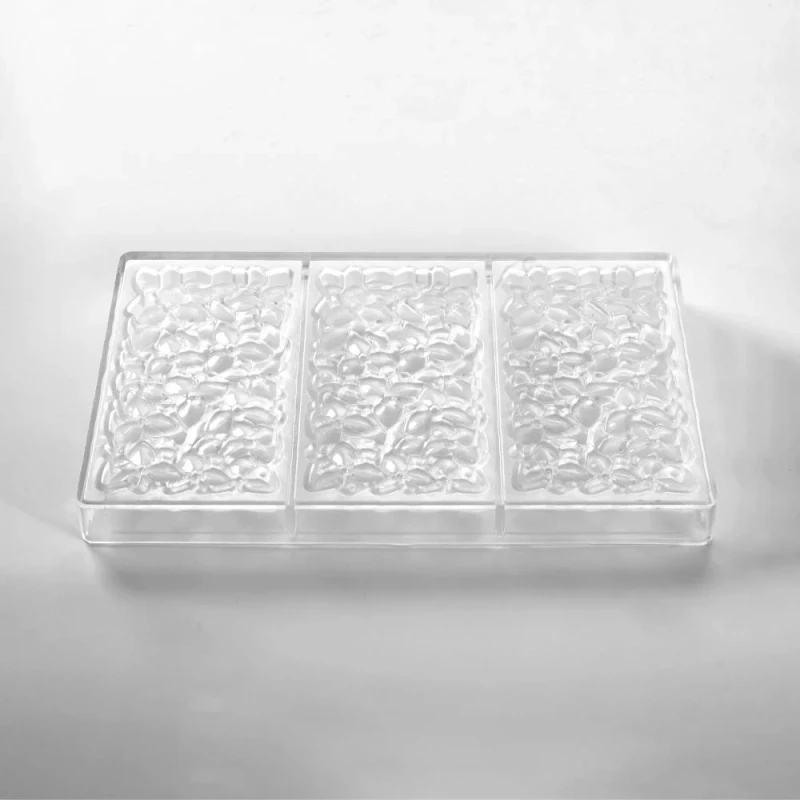 Polykarbonátová forma na tabuľkovú čokoládu 275x175 mm, Bouquet – PAVONI 1