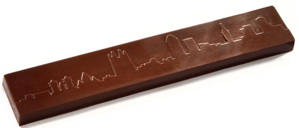 Polykarbonátová forma na čokoládovú tyčinku, línia FANTASY, 275x135 mm - CHOCOLATE WORLD