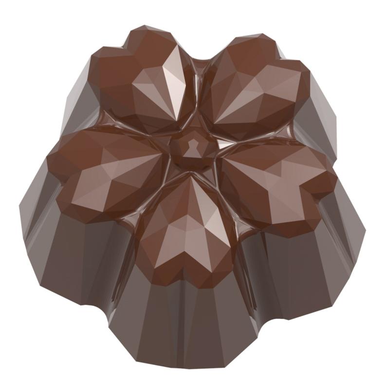Polykarbonátová forma na pralinky, SAKURA ORIGAMI, 275x135 mm - CHOCOLATE WORLD