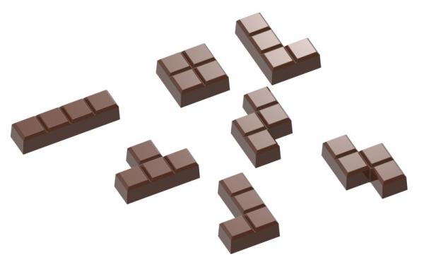 Polykarbonátová forma na pralinky, línia COLLEZIONE 2019, 275x135 mm - CHOCOLATE WORLD