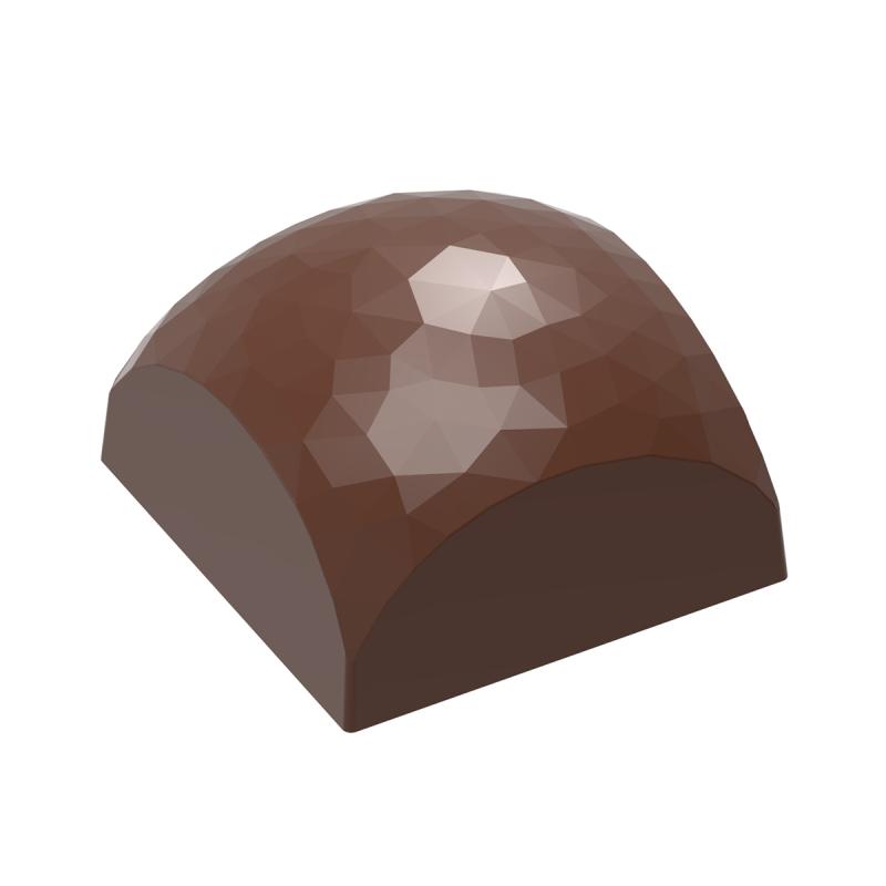 Polykarbonátová forma na pralinky SQUARE SPHERE - 275x135 mm - CHOCOLATE WORLD