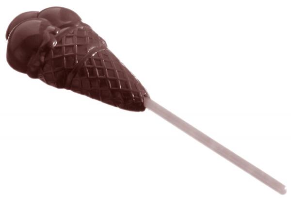 Polykarbonátová forma na čokoládové lízanky, 275x135 mm - CHOCOLATE WORLD