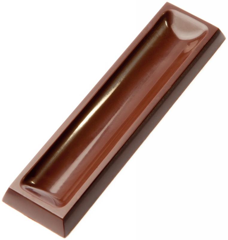 Polykarbonátová forma na čokoládové tyčinky, 275x175 mm - CHOCOLATE WORLD
