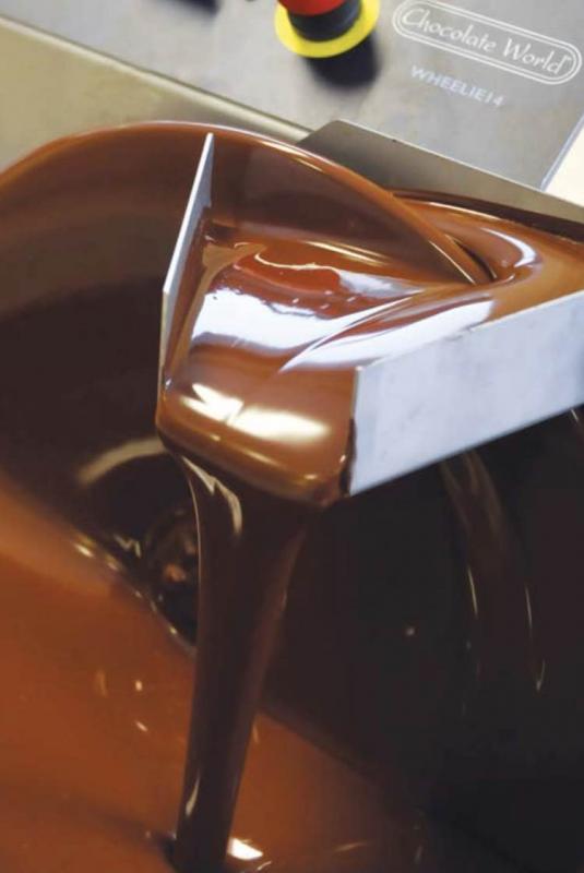Kolesový čokomelter, na 14 kg čokolády, WHEELIE 14 – CHOCOLATE WORLD