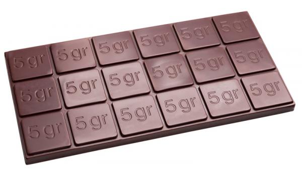 Polykarbonátová forma na tab. čokoládu, línia Pop Chocolat, 275x175 mm - CHOCOLATE WORLD
