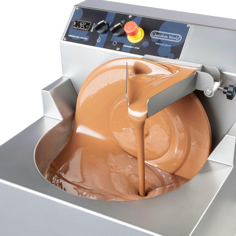Kolesový čokomelter, na 14 kg čokolády, WHEELIE 14 – CHOCOLATE WORLD