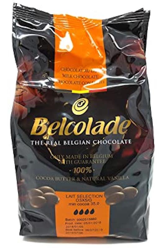 Mliečna čokoláda 35%, línia Selection, 15 kg – BELCOLADE