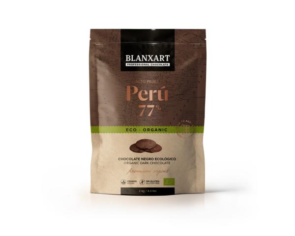 Pravá tmavá čokoláda PERÚ 77%, 2 kg – BLANXART