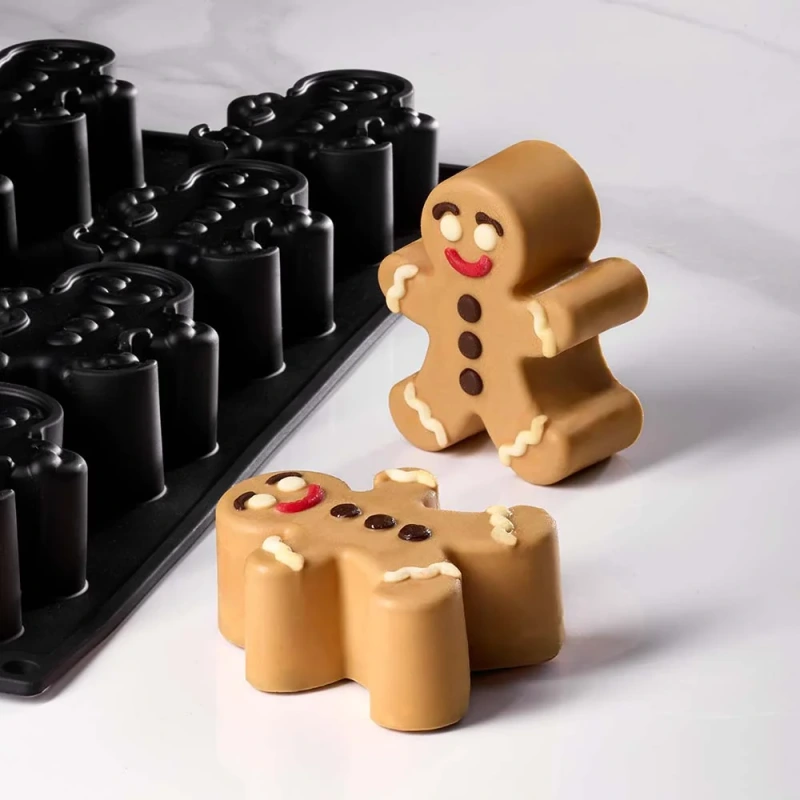 Silikónová forma na monoporcie GINGERMAN, 400x300 mm, línia Pavoflex – PAVONI