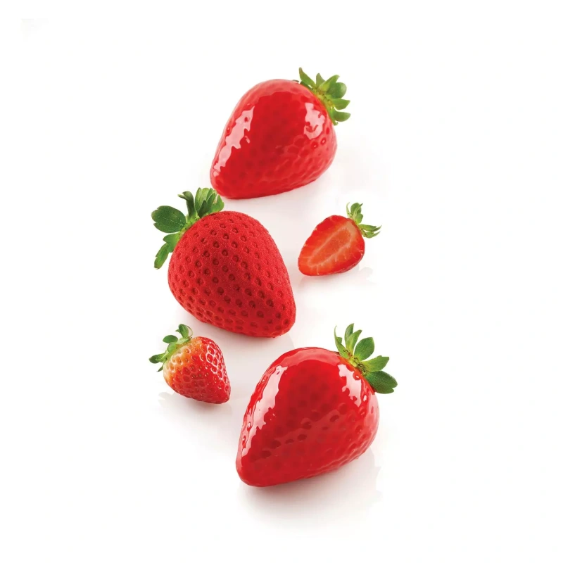 Silikónová forma na 3D monoporcie Fragola 120, 5 x 120 ml – SILIKOMART