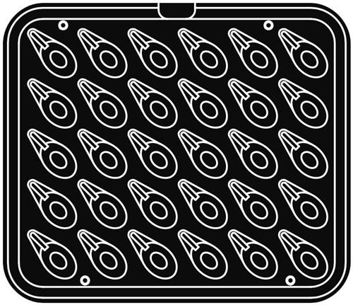 Forma pre stroj CookMatic, 2 typy lyžice - PAVONI