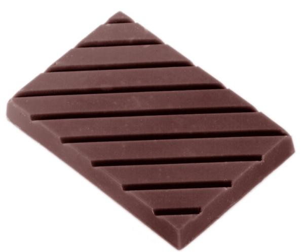 Polykarbonátová forma na obdĺžnikové čoko., línia CARAQUES, 275x135 mm - CHOCOLATE WORLD