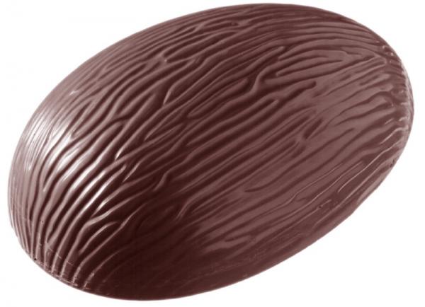 Polykarbonátová forma na čokoládové vajíčko s textúrou - CHOCOLATE WORLD