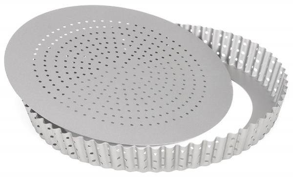 Perfórovaná forma na kiš (Quiche), línia SILVER-TOP - PATISSE