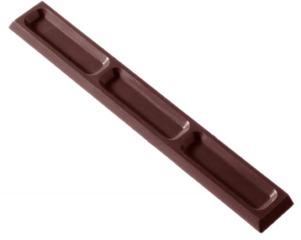 Polykarbonátová forma na čokoládové tyčinky, 275x175 mm – CHOCOLATE WORLD