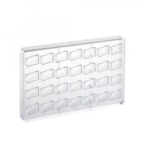 Polykarbonátová forma na pralinky 275x175 mm, hranaté tvary – MARTELLATO 1