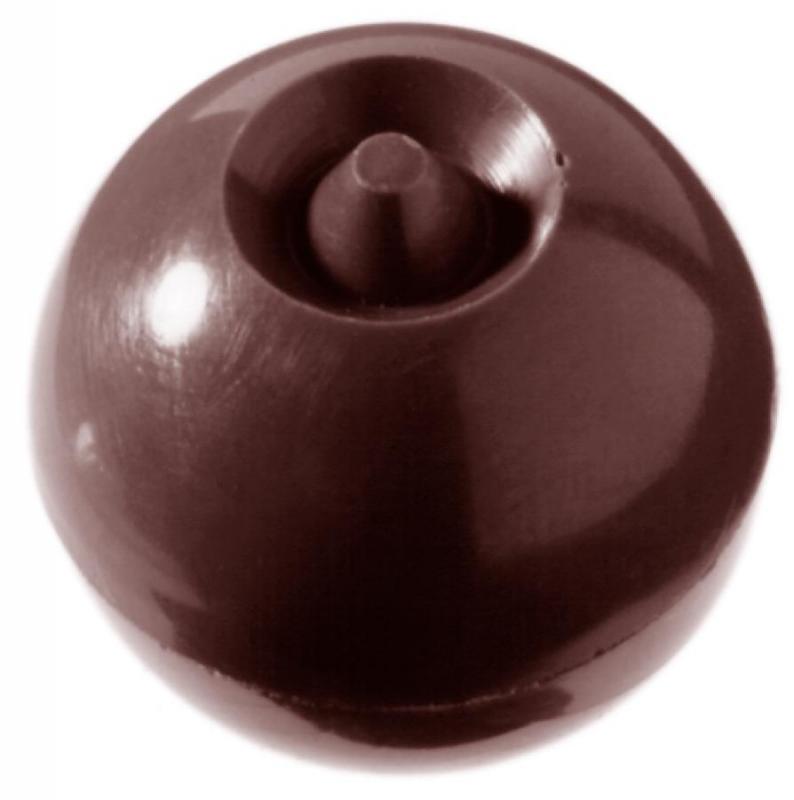 Polykarbonátová forma na guľaté pralinky, 275x175 mm - CHOCOLATE WORLD