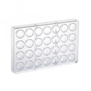 Polykarbonátová forma na pralinky 275x175 mm, hranaté tvary – MARTELLATO 3