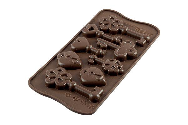Silikónová forma na čokoládovú dekoráciu CHOCO KEYS – SILIKOMART
