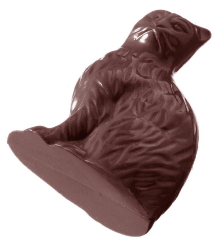 Polykarbonátová forma na figúrky s motívom zvierat, 275x175 mm - CHOCOLATE WORLD