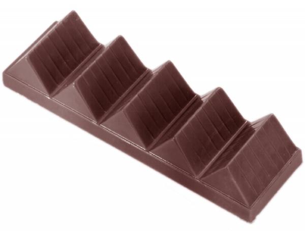 Polykarbonátová forma na čokoládové tyčinky, línia BARS, 275x175 mm - CHOCOLATE WORLD
