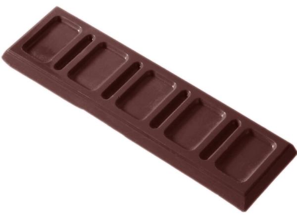 Polykarbonátová forma na čokoládové tyčinky, línia BARS, 275x175 mm - CHOCOLATE WORLD