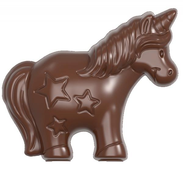 Polykarbonátová forma s motívom koňa, línia Animals, 275x135 mm - CHOCOLATE WORLD