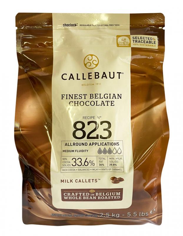 Mliečna čokoláda 33.6 %, 2500 g - CALLEBAUT