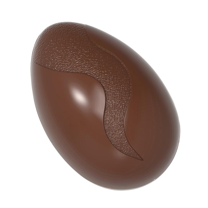 Polykarbonátová forma na čokoládové vajíčko 70 mm, FLAME,  275x135 mm - CHOCOLATE WORLD