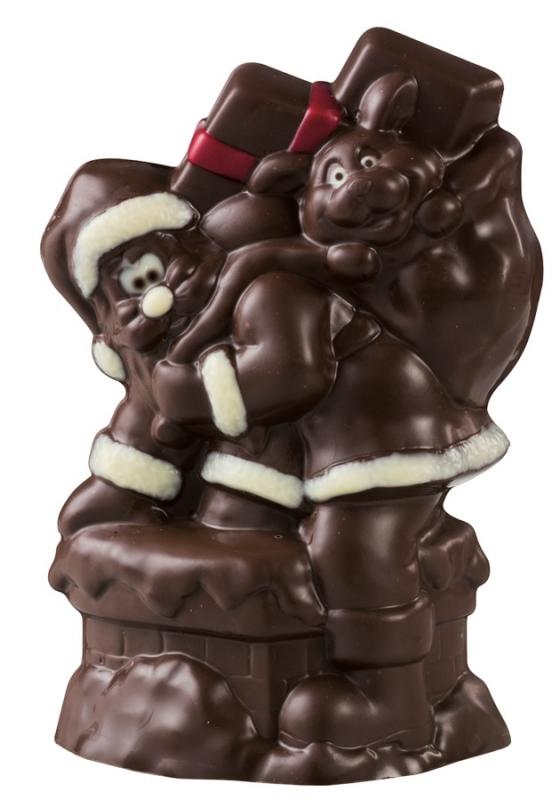 Plastová vianočna forma na čokoládu, rôzne figúrky, 3D XMAS - MARTELLATO