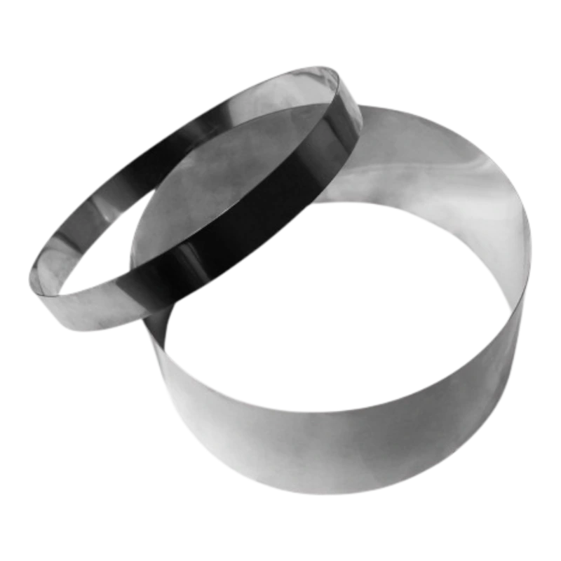 Nerezový ráfik s obručou Ø 22,5 x 7 cm – PASTRYMARKET